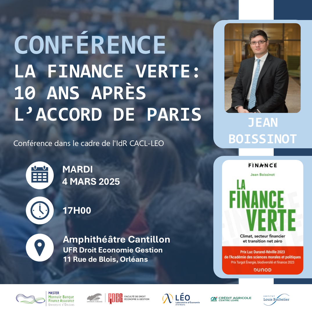 Affiche Finance verte