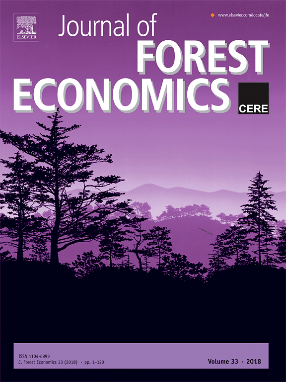 affiche du journal forest economics